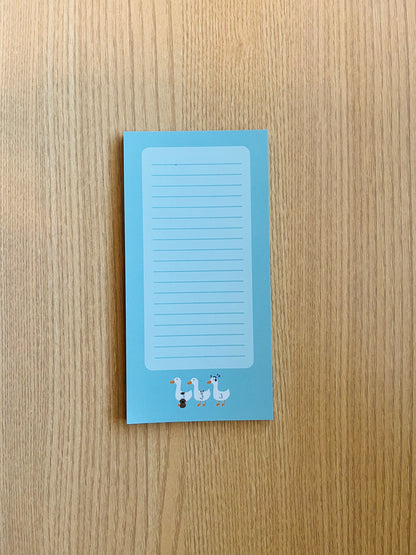 Silly Goose Trio Tall Notepad