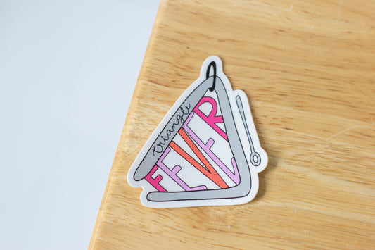 Triangle Fever Sticker