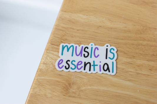 Music Is Essential Sticker