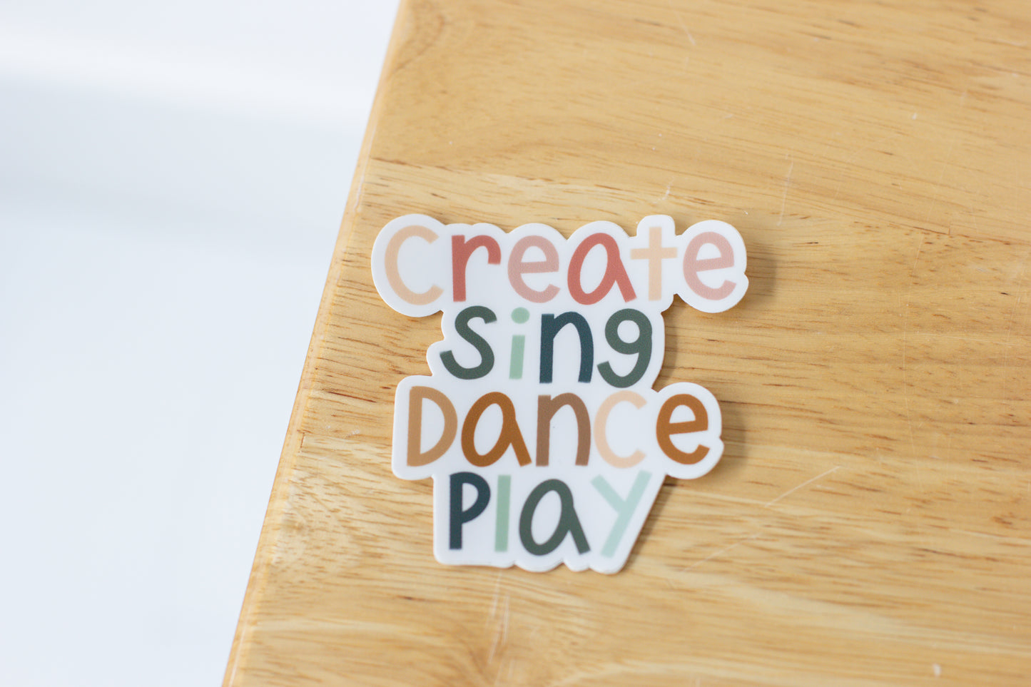 Create Sing Dance Play Sticker