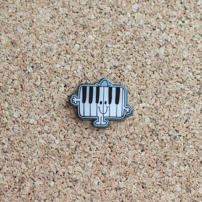 Peyton the Piano Enamel Pin