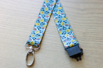 Happy Rainbow Lanyard
