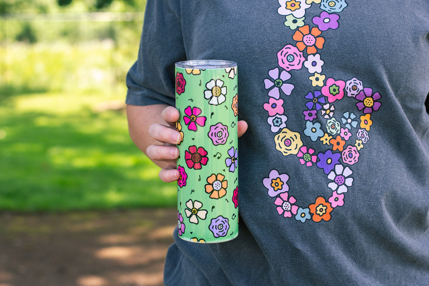 Forte Florals Skinny Tumbler