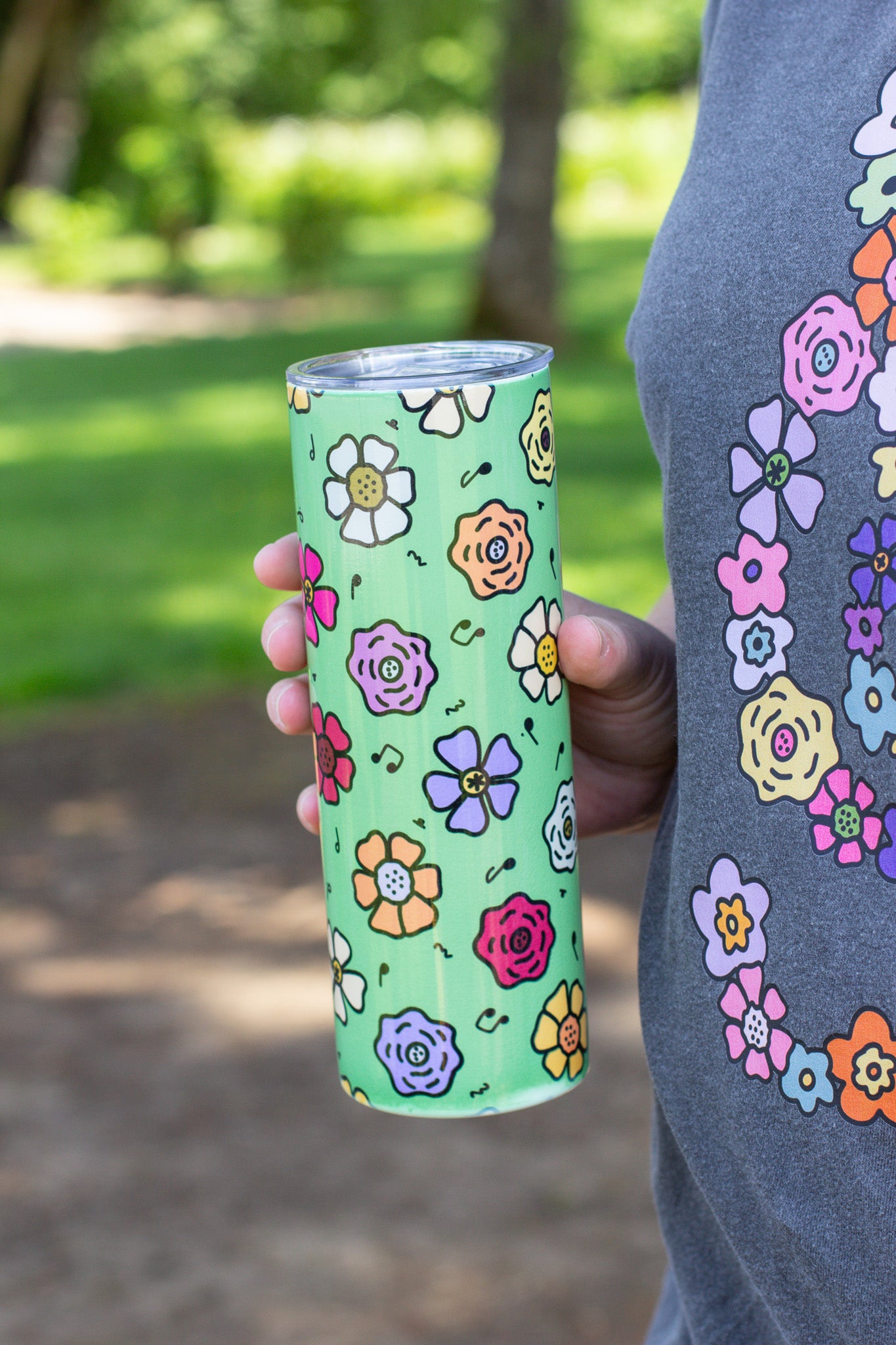 Forte Florals Skinny Tumbler