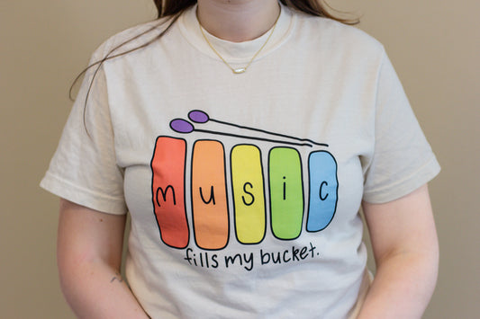 Music Fills My Bucket T-Shirt