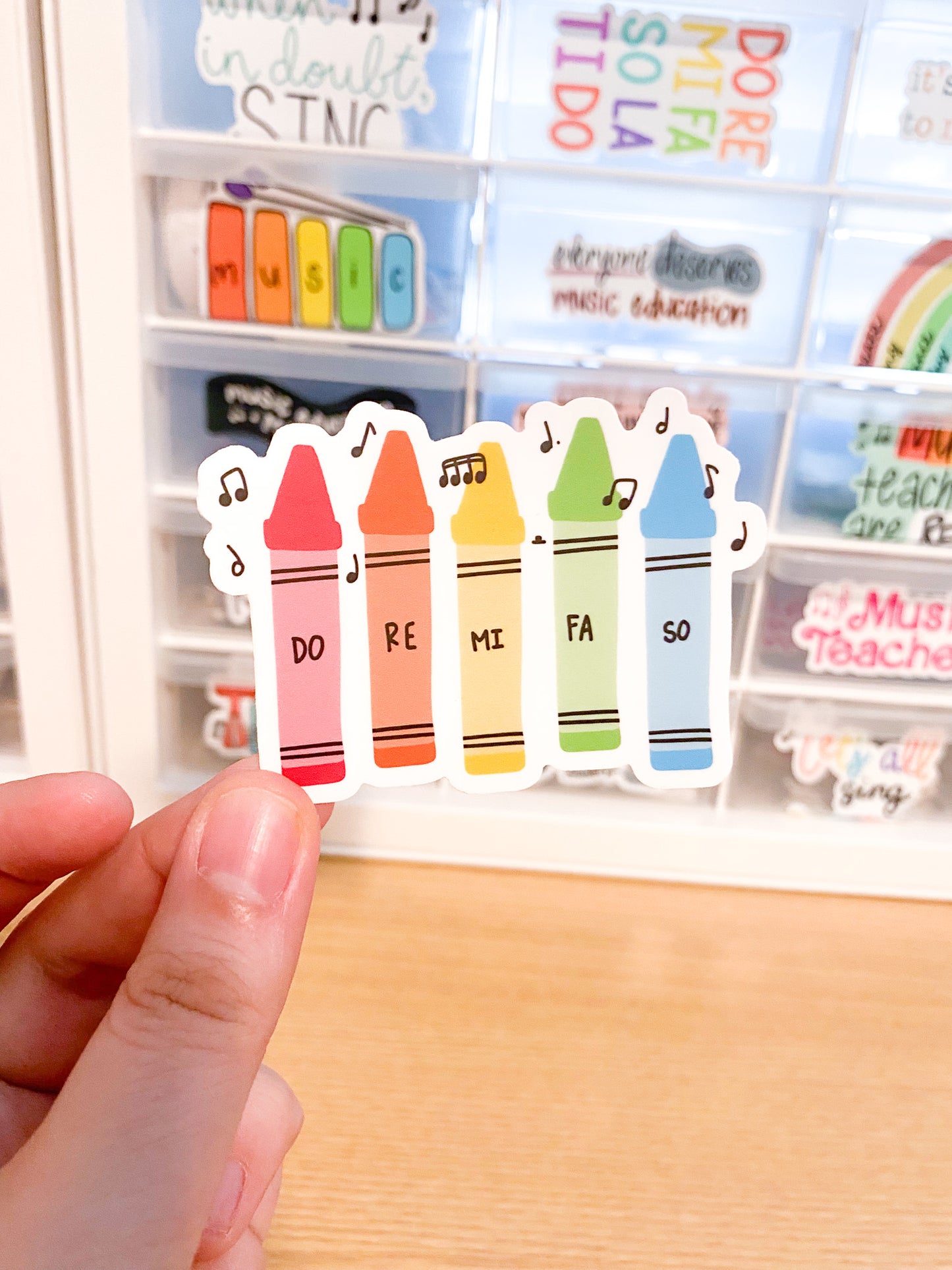 Solfege Crayons Sticker