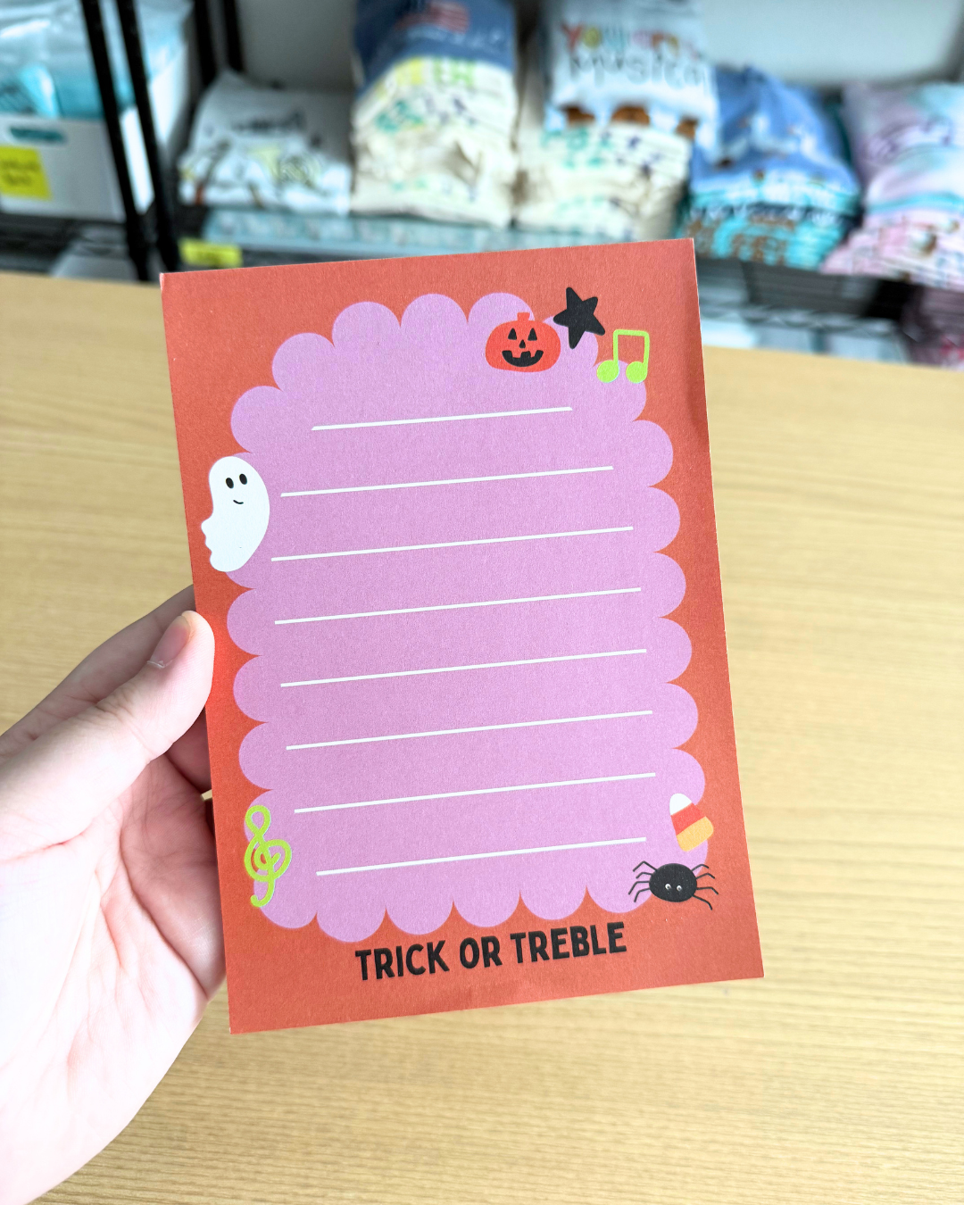Trick or Treble Notepad