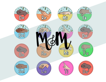 Elementary Instruments: Solfege Posters DIGITAL DOWNLOAD