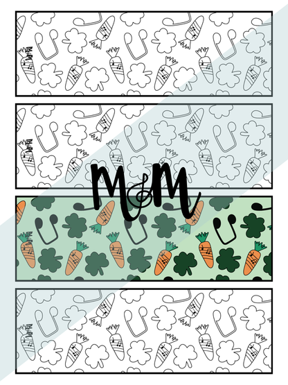 March Magic | Music Bookmarks | Printable Coloring Activity DIGITAL DOWNLOAD