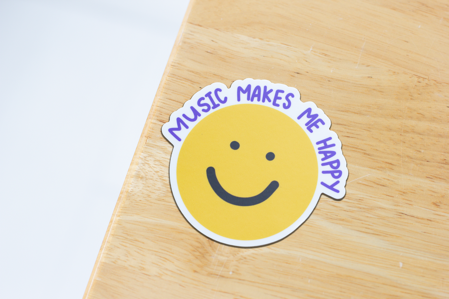 Music Makes Me Happy Sticker