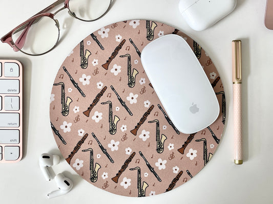 Boho Woodwind Mousepad