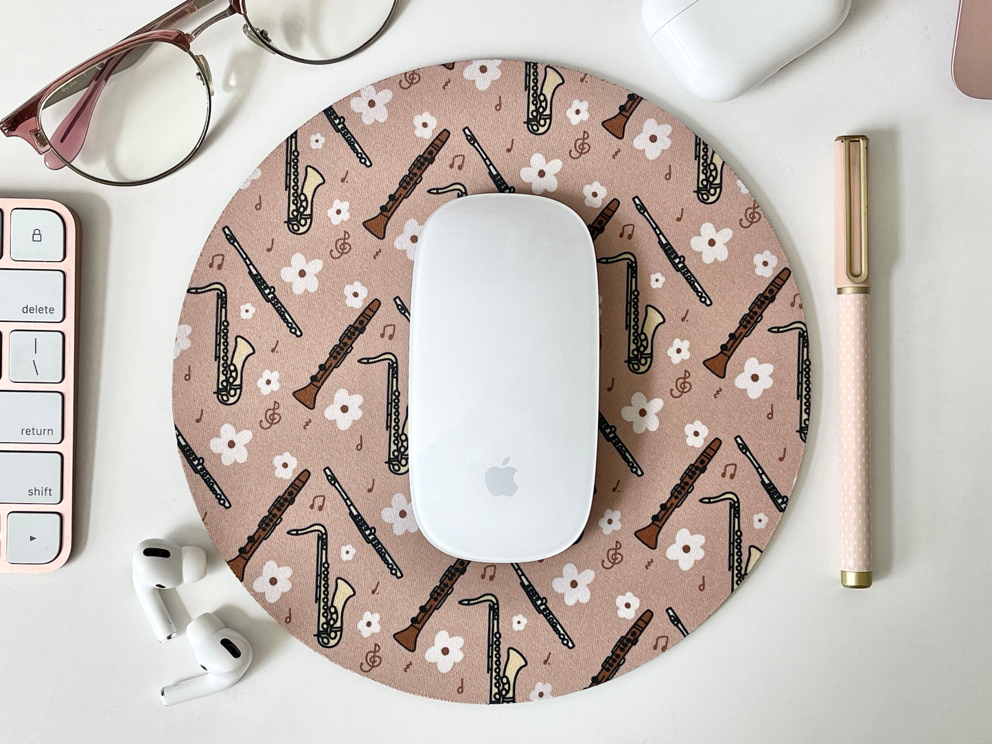 Boho Woodwind Mousepad