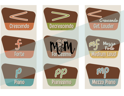 National Parks: Dynamics Posters | Music Classroom Decor