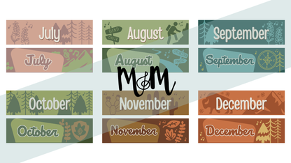 National Parks: Pocket Chart Calendar | Music Classroom Decor