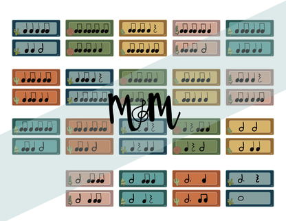 National Parks: Rhythm Cards | Music Classroom Decor