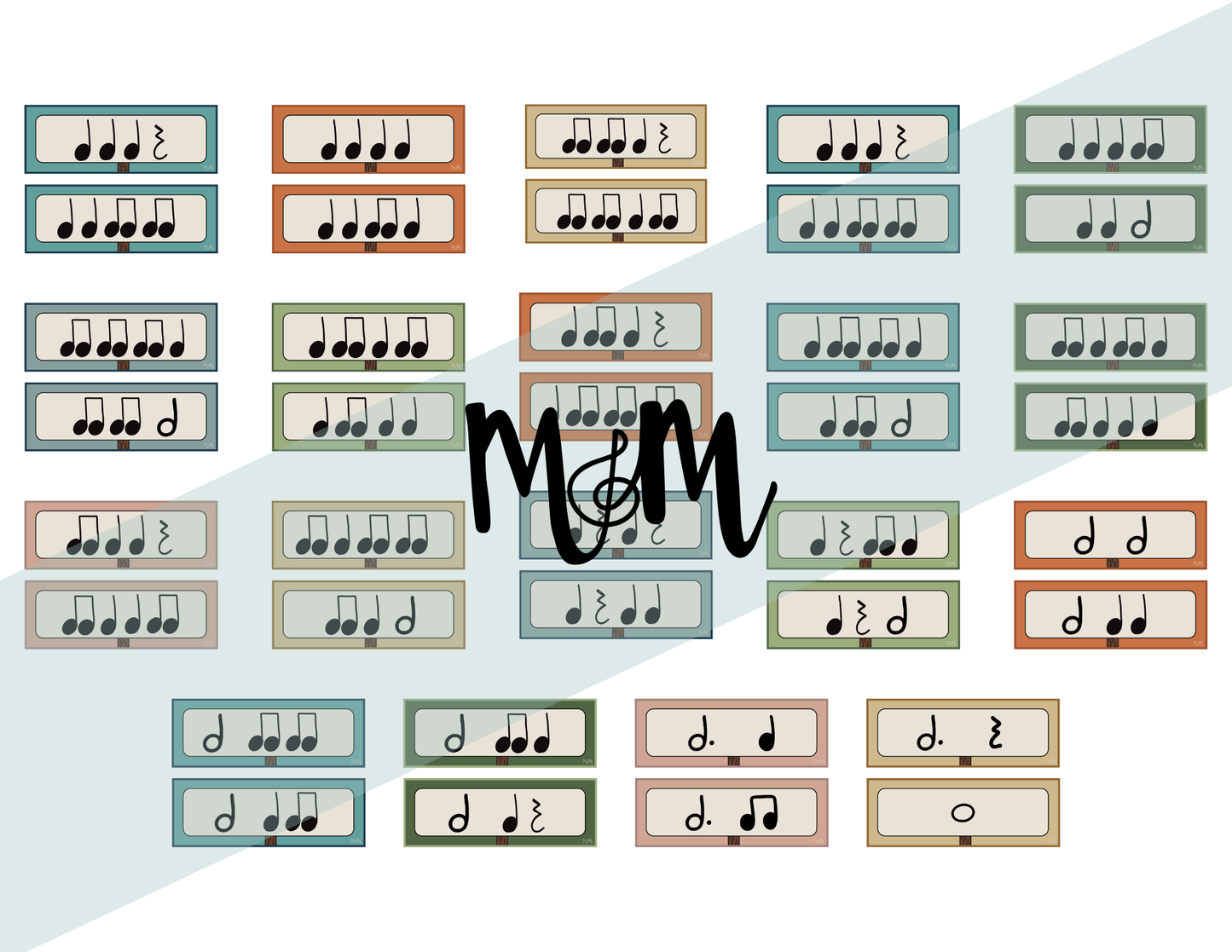 National Parks: Rhythm Cards | Music Classroom Decor