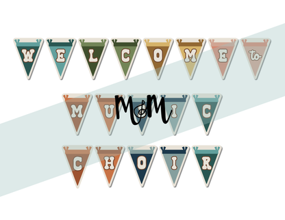 National Parks: Welcome Banner | Music Classroom Decor