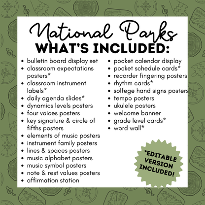 National Parks COMPLETE Decor Bundle