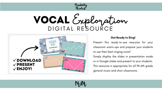 Ocean Fun | Vocal Exploration Google Slides | Ocean-Themed Music Activity DIGITAL DOWNLOAD