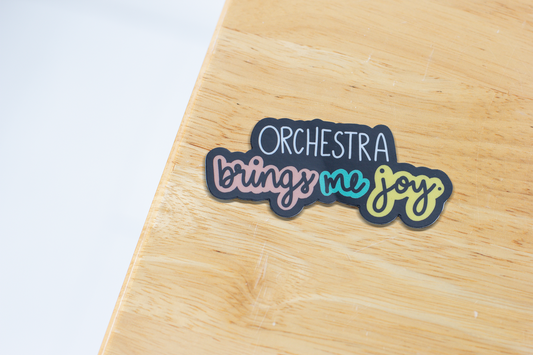 Orchestra Brings Me Joy Sticker