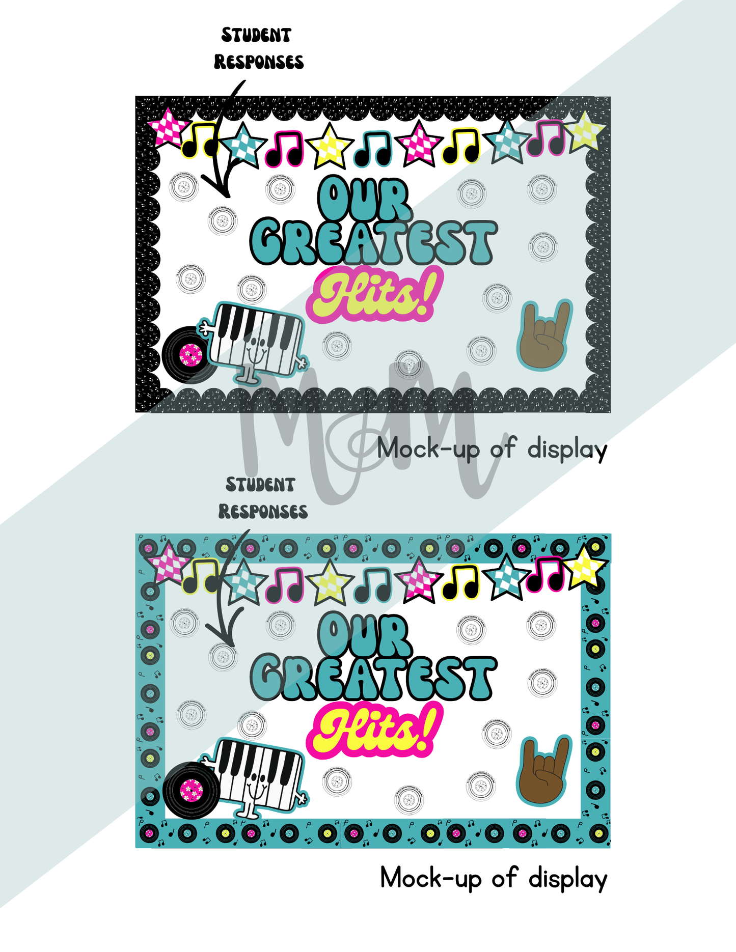 Our Greatest Hits! | End of the Year | Music Class Bulletin Board Set & Activity DIGITAL DOWNLOAD