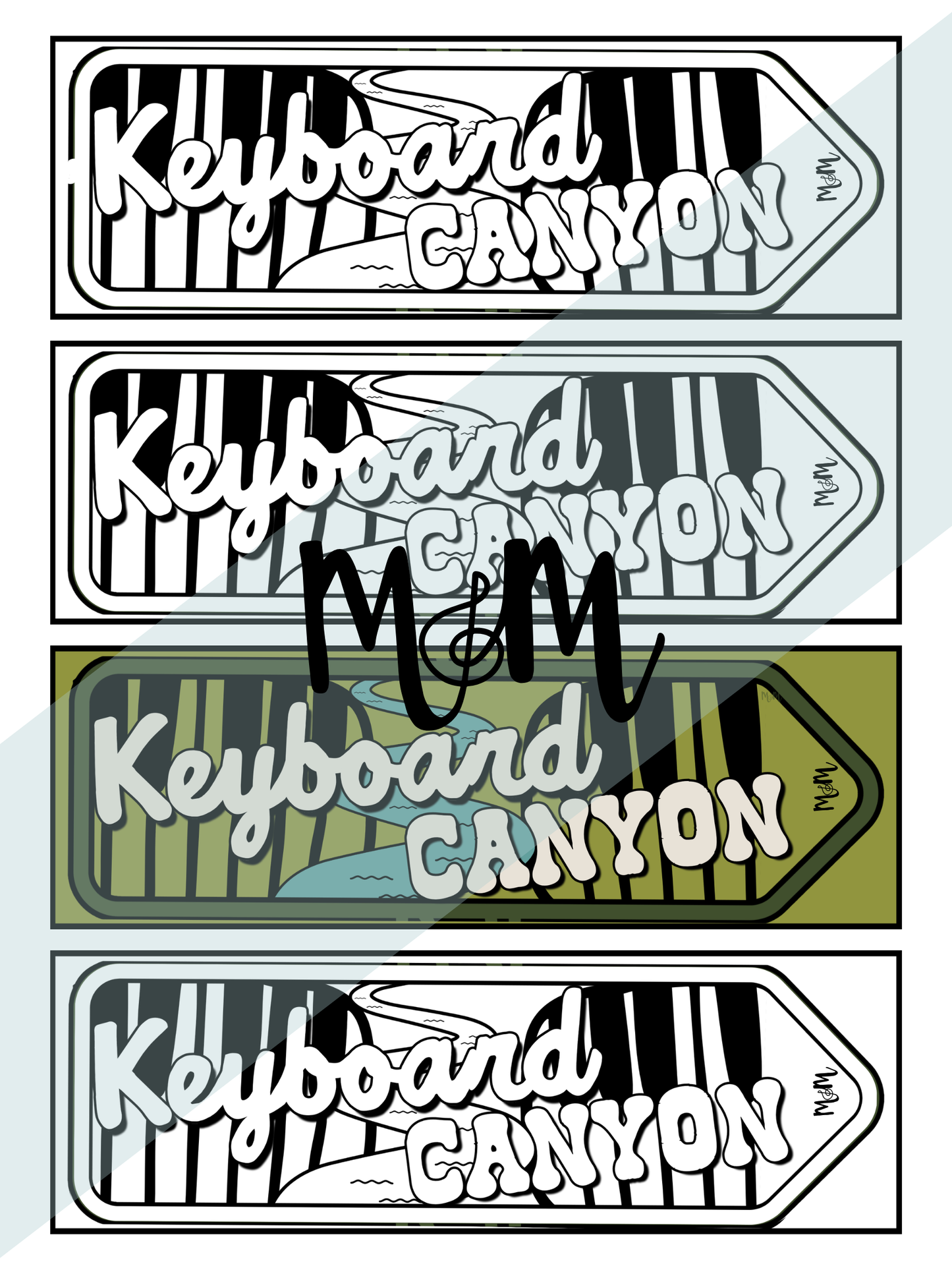 National Parks | Music Bookmarks | Printable Coloring Activity DIGITAL DOWNLOAD