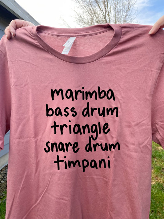 Percussion Instruments T-Shirt