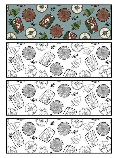 National Parks | Music Bookmarks | Printable Coloring Activity DIGITAL DOWNLOAD