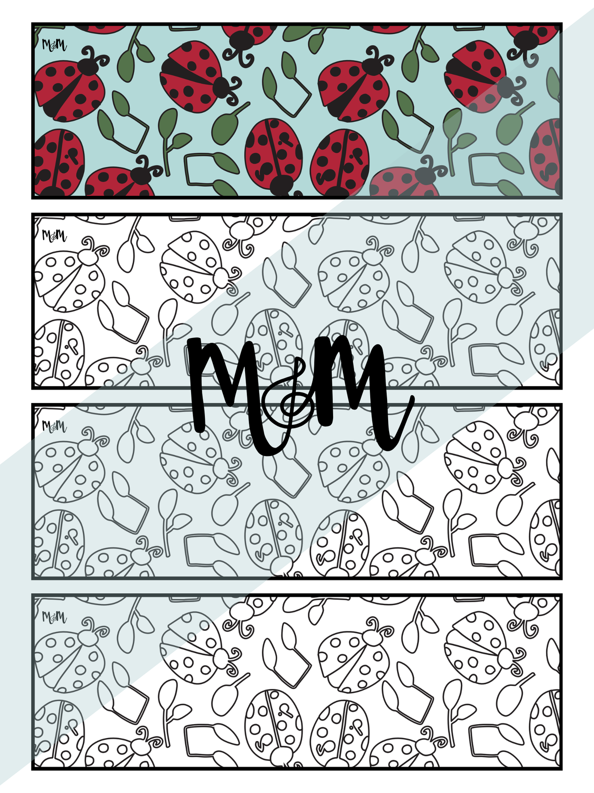 Catch the Music Bug Printable Music Bookmarks | Printable Coloring Activity DIGITAL DOWNLOAD
