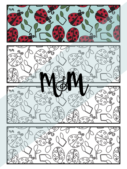 Catch the Music Bug Printable Music Bookmarks | Printable Coloring Activity DIGITAL DOWNLOAD