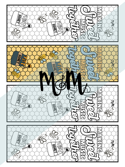 Making Sweet Music | Music Bookmarks | Printable Coloring Activity DIGITAL DOWNLOAD