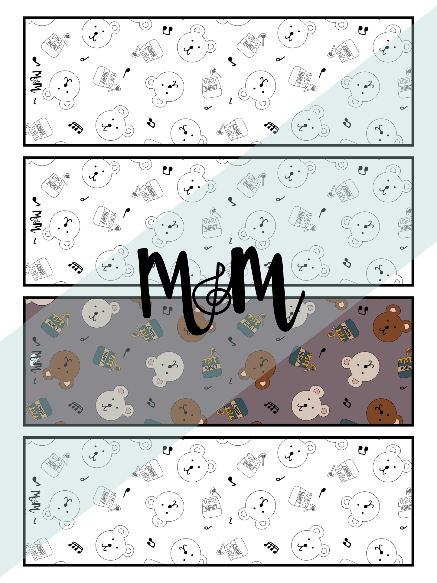 Making Sweet Music | Music Bookmarks | Printable Coloring Activity DIGITAL DOWNLOAD