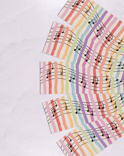 Rainbow Stripes Bulletin Board Border