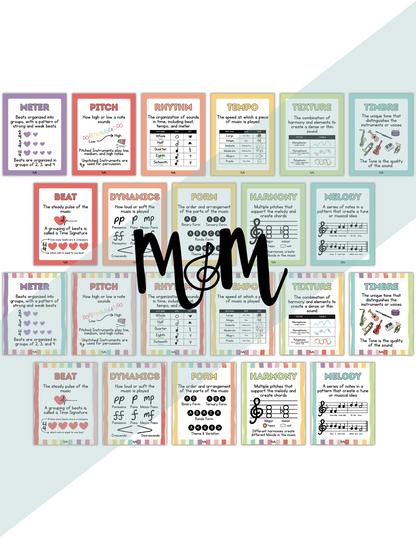 Rainbow Stripes: Elements of Music DIGITAL DOWNLOAD