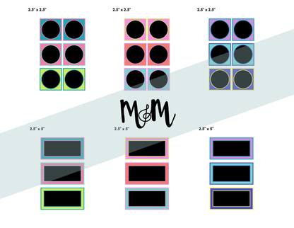 Retro Brights: Pocket Chart Schedule Cards | Music Classroom Decor