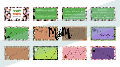 Spooky Sounds: Vocal Exploration Slides DIGITAL DOWNLOAD