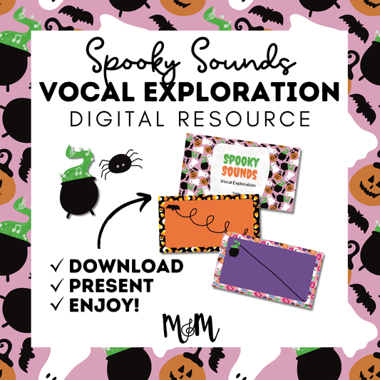 Spooky Sounds: Vocal Exploration Slides DIGITAL DOWNLOAD