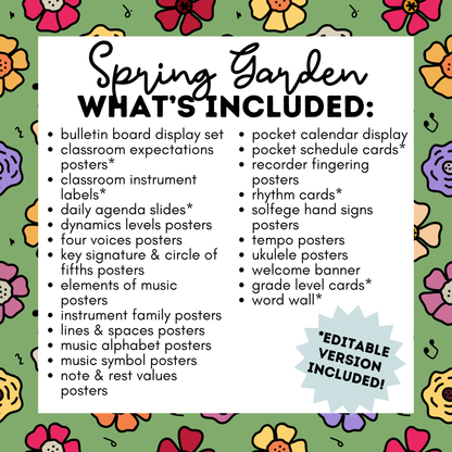 Spring Garden COMPLETE Decor Bundle *DIGITAL DOWNLOAD*