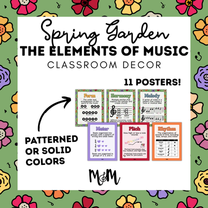 Spring Garden: Elements of Music DIGITAL DOWNLOAD