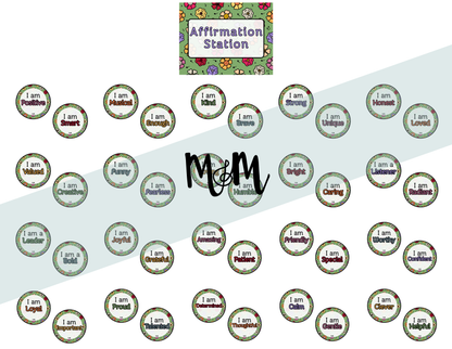 Spring Garden: Affirmation Station | Music Classroom Decor