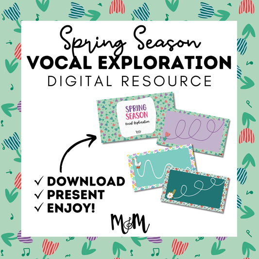 Spring Flower Vocal Exploration | Google Slides | March Music Activity DIGITAL DOWNLOAD