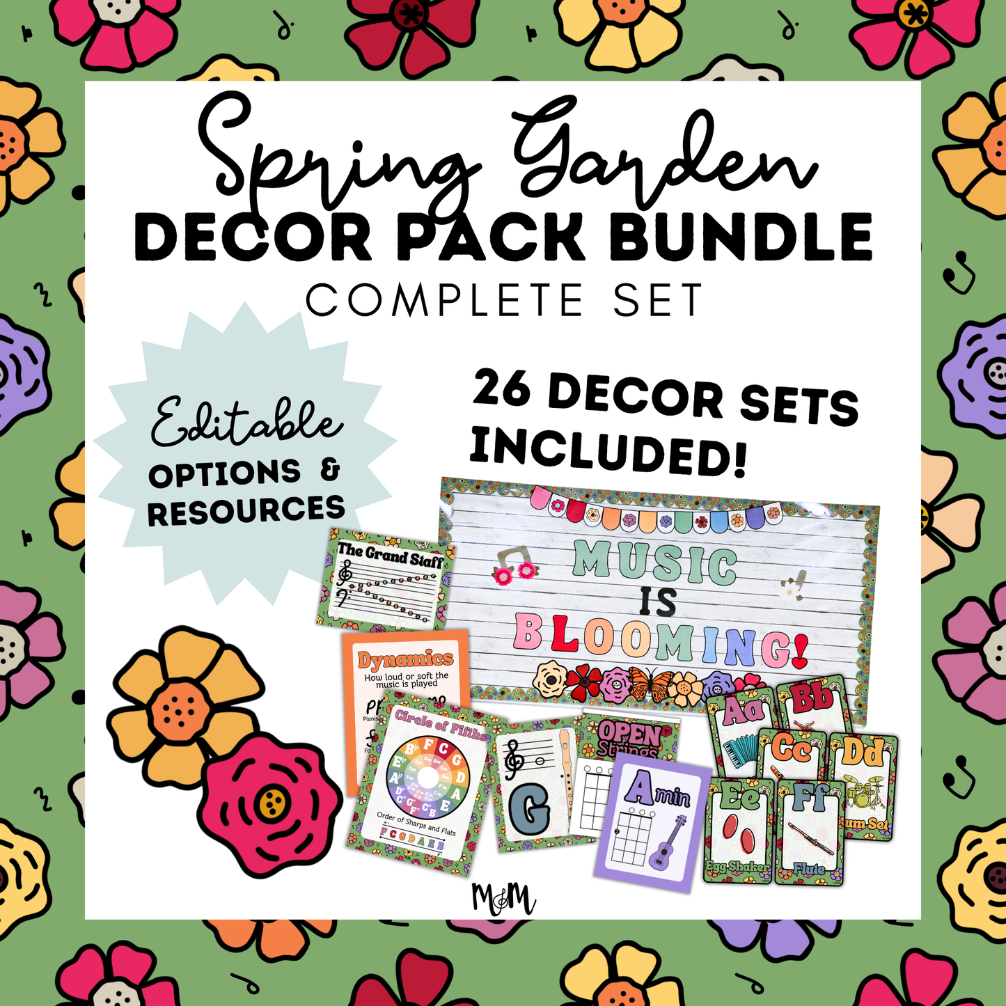 Spring Garden COMPLETE Decor Bundle *DIGITAL DOWNLOAD*