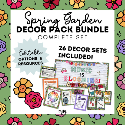 Spring Garden COMPLETE Decor Bundle *DIGITAL DOWNLOAD*