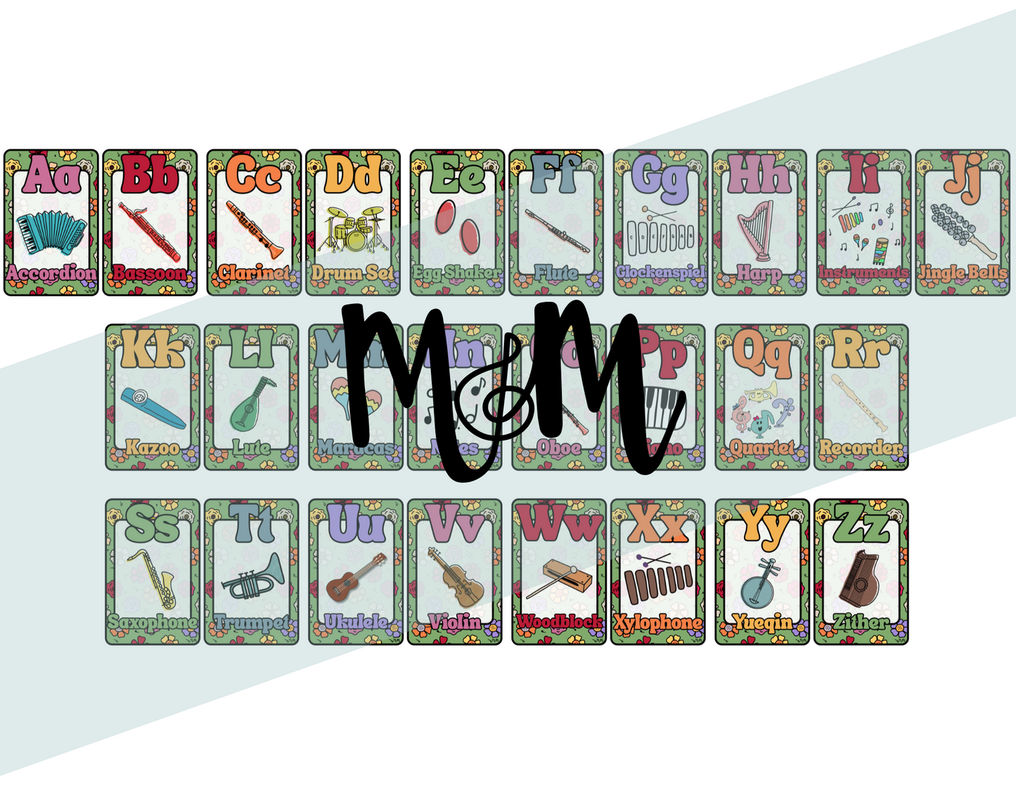 Spring Garden: Music Alphabet DIGITAL DOWNLOAD