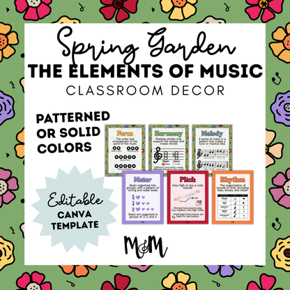 Spring Garden: Elements of Music DIGITAL DOWNLOAD