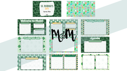 St. Patrick’s Day Daily Agenda Slides | Google Slides DIGITAL DOWNLOAD
