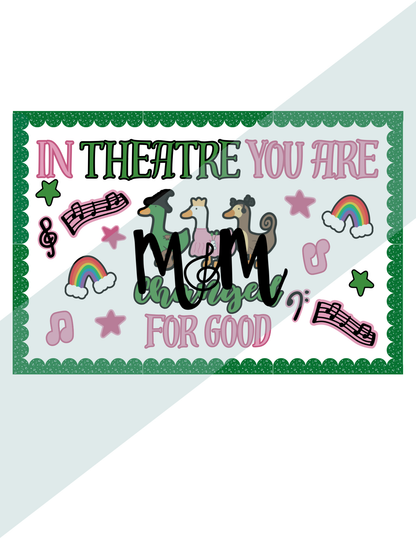 Theatre Goose | Music Bulletin Board Display | Printable Classroom Decor DIGITAL DOWNLOAD