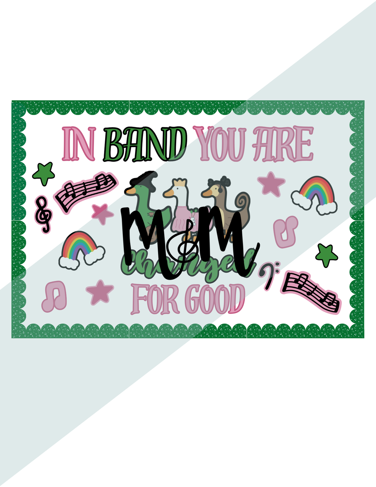 Theatre Goose | Music Bulletin Board Display | Printable Classroom Decor DIGITAL DOWNLOAD