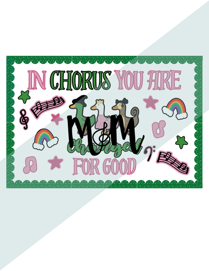 Theatre Goose | Music Bulletin Board Display | Printable Classroom Decor DIGITAL DOWNLOAD