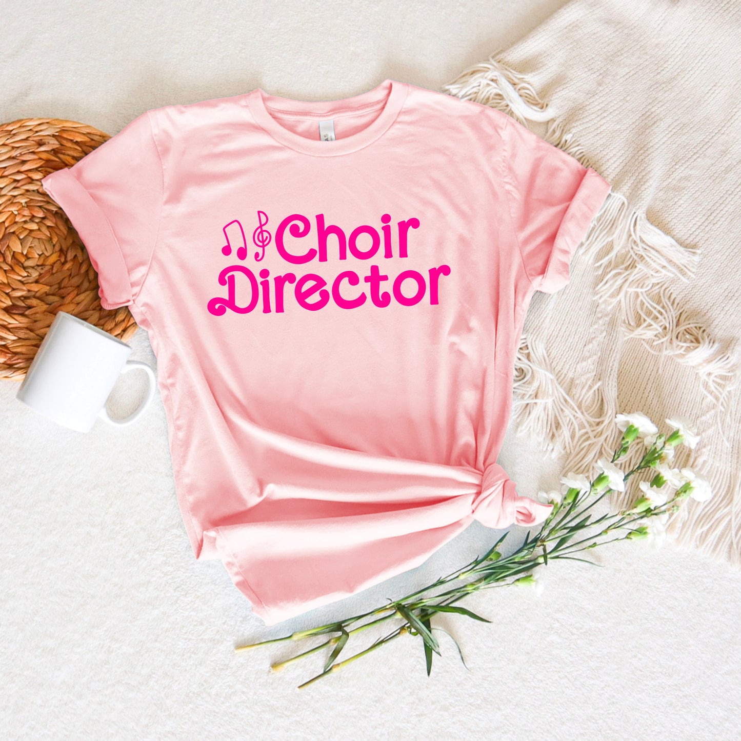 Pink Music Teacher T-Shirt